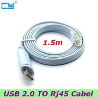 【Hot deal】 คอนโซล USB แก้จุดบกพร่องวงจรเราเตอร์สวิตช์สายกำหนดค่า1.5M USB ถึง RJ45สายเชื่อมต่อ1.5M