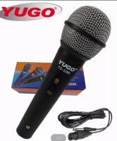 YUGO ไมค์โครโฟน พร้อมสาย PROFESSIONAL DYNAMIC MICROPHONE รุ่น YG-328K สายยาว 2 เมตร มีสวิทปิด เปิดในตัว ให้เสียงสมจริง ลดเสียงรบกวนรอบข้าง TOP SOUND