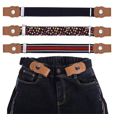 1pcs Adjustable Colorful Children 39;s Elastic Belt with Smooth Concealed Buckle for Little Boy Girl To Prevent Pants Falling