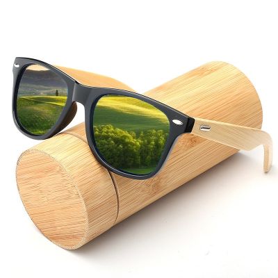 Fashion Wood Mens Ultraviolet Sunglasses Classic Male Driving Riding UV400 Sports Sun Glasses Eyewear Wooden Bamboo Eyeglasses