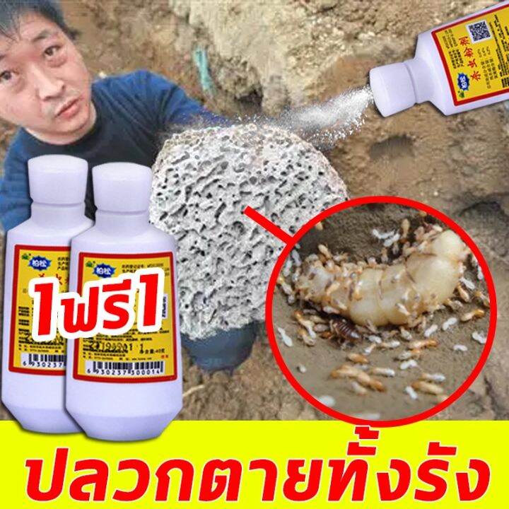 ติดเชื้อตายยกรังAP ยากำจัดปลวก กำจัดปลวก ยาฆ่าปลวก40g2ขวด เหยื่อกำจัด ...