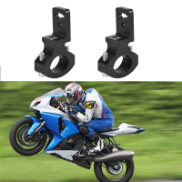 2PCS Universal Handlebar 22 25mm 7/8Inch Motorcycle Headlight Bracket Spotlight Holder Tube Clamp for Cafe Chopper