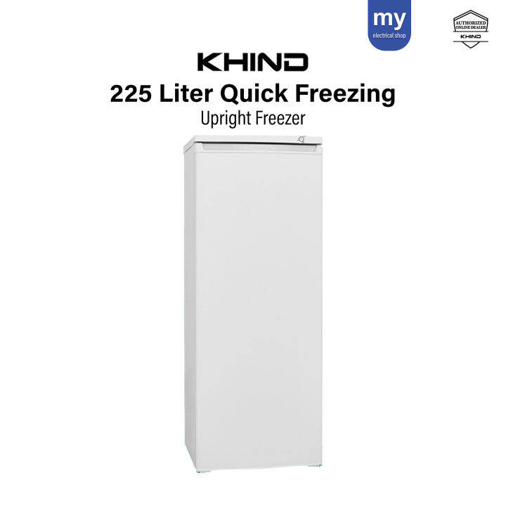 Khind UF225 1 Door Upright Freezer Lazada