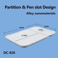 SeamiArt จานนาโนพลาสติกผสมโลหะ1ชิ้นสำหรับสีน้ำมันอะคริลิคสีน้ำเครื่องมืองานศิลปะเครื่องมือแปรงสำหรับศิลปิน