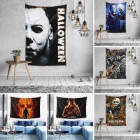 ❡ Home decor horror movie halloween large wall hanging tapestry curtain tv backdrop tablecloth for party bedroom 230x180cm tapiz