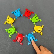 Đồ chơi ếch nhảy bằng nhựa nhiều màu sắc cho bé - Smart Baby