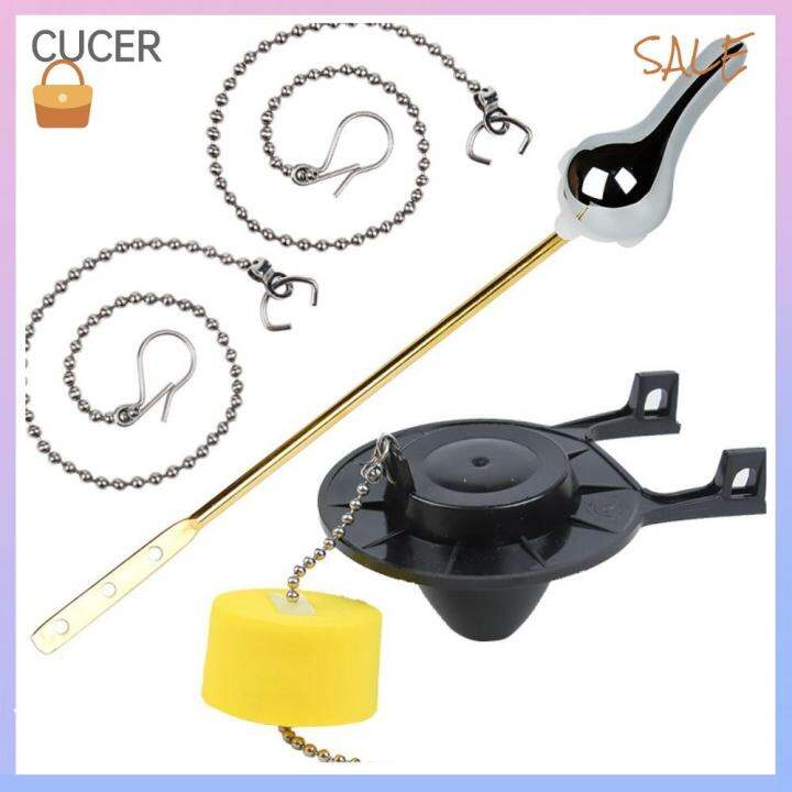 CBT with Toilet Flap Toilet Flusher Replacement Kit 2 Inch with Stainless Steel Chain Toilet