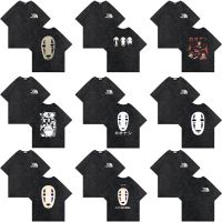 Japanese Anime No Face Man Graphic Printed Tee Shirt Streetwear Unisex Manga Tshirt Men Fashion Casual Oversized T-Shirts S-4XL-5XL-6XL