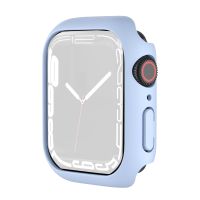 SmartPhonemall Shockproof TPU Protective Case For Apple Watch Series 8 / 7 45mm(Light Blue)