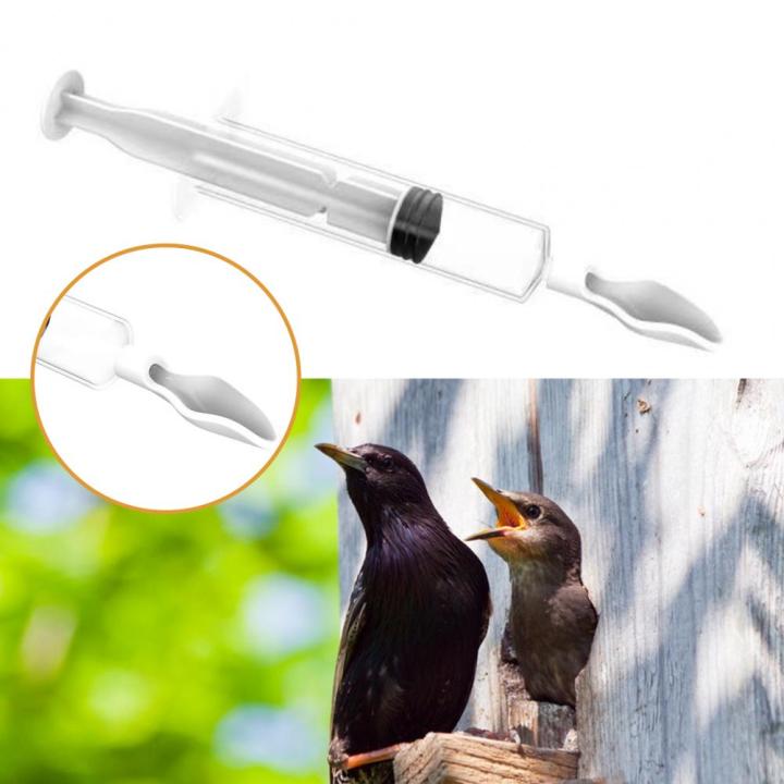 เข็มให้อาหารอาหาร1ชุด-bird-baby-feeder-พร้อม-scale-ที่ถอดออกได้-mini-ช้อนพลาสติก-gavage-tube-feeding-tool-สำหรับ-parrot-small