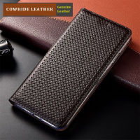 Business Cowhide Genuine Leather Flip Case For OnePlus Nord 2 CE Nord N10 N100 N200 5G Phone Wallet Cover