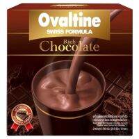 Ovaltine Swiss Rich Chocolate โอวัลติน สวิส ริช เครื่องดื่มมอลต์รสช็อกโกแลตปรุงสำเร็จ 29.6g. แพค 10ซอง