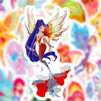 ❉ Winx Club Series 01 Stikers ❉ 50PcsSet Cartoon Floral Fairy Pixie Waterproof DIY Fashion Doodle Decals Stikers