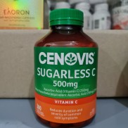 Viên Cenovis vitamin C 500mg sugarless cho người tiểu đường 300 viên của Úc