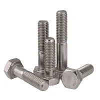 M6 Partial Thread Hex Head Set Screws A2 304 Stainless Steel Bolts