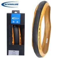 Schwalbe ONE 16นิ้วพับยาง35-349 16X1.35 Retro สีเหลืองขอบยาง EXO Ultra Light Stab ทนยาง Brompton