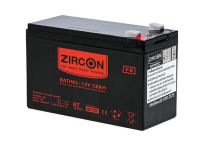 ZIRCON BATTERIES (แบตเตอรี่สำหรับเครื่องสำรองไฟ) ZIRCON 12V 7.8AH (BLACK)Model :BATTERY_12V/7.8AH