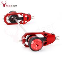 ❣ Rear Axle Fork Crash Slider Wheel Protector For YAMAHA TMAX 560 TECH MAX -2020 2021 2022 Chain Adjusters Tensioners Catena Spool