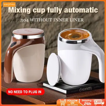 Automatic Magnetic Lazy Self Stirring Coffee Mug Rechargeable Coffee Mixer  Cup
