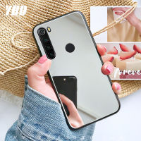 YBD Mirror Case For Xiaomi Redmi Note 8 8T 8 Pro Luxury Plating ShockProof Cute girl Phone casing