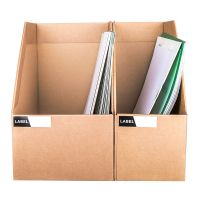 [COD] Book folder desktop storage box paper bookshelf office student creative simple book stand finishing