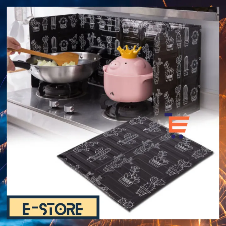 ESTORE Anti Splatter Shield Guard Foil Oil Baffle Heat Insulation for