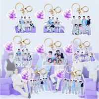 Kpop Bangtan Boys V JIMIN FESTA 10th Anniversary Group Photo New Acrylic Keychain Charm Ornament