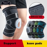 [Rear Waves]เข่ารั้งการบีบอัดแขน Non-SlipHiking ฟุตบอลบาสเกตบอล Meniscus Tear ArthritisWrap Kneepads เข่า Pads