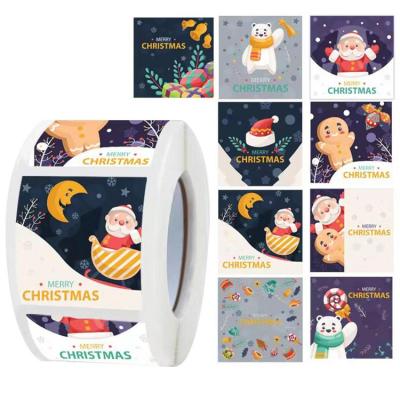 Gift Wrapping Sealing Stickers 500 Sticky Stickers Birthday Present Stickers Christmas Gift Labels Winter Holiday Sealing Labels for Greeting Envelopes Gift Bags enjoyable
