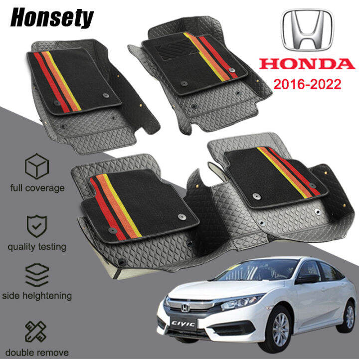 Honda Civic Car Floor Mat Premium Quality Waterproof and wearresistant