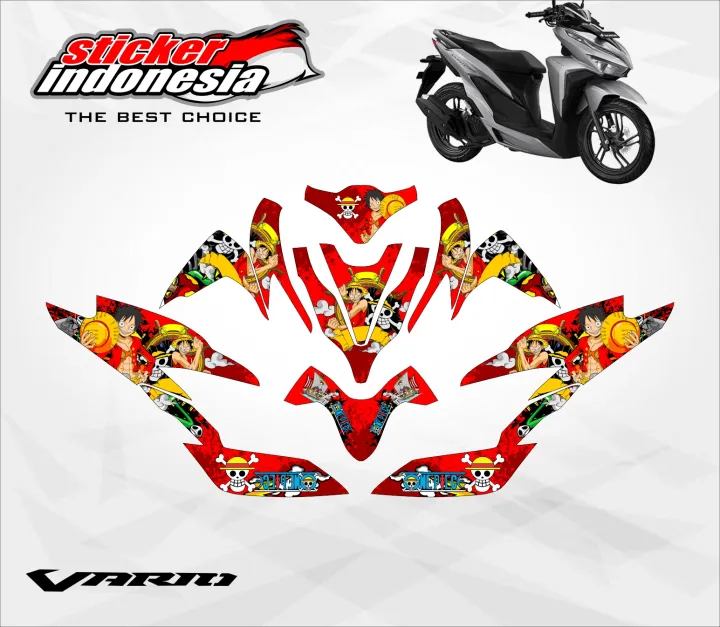 Decal Honda Vario New 150 125 All New 18 19 Luffy One Piece Merah Harga Terjangkau Terbaik Motif Terbaru Si 02 Lazada Indonesia