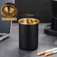 hot！【DT】▩♠✥  10cm Height Ashtray with Lid Windproof Detachable for Hotel Bar Car Room