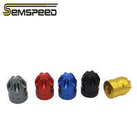 SEMSPEED CNCวาล์วยางล้อหมวกขอบยางที่ปิดก้านกลอนกันน้ำสากลสำหรับฮอนด้าADV150 PCX 150 125 FORZA 350 300 250 125คลิก150 125iใบพัดอากาศAB SH XRM 125 110