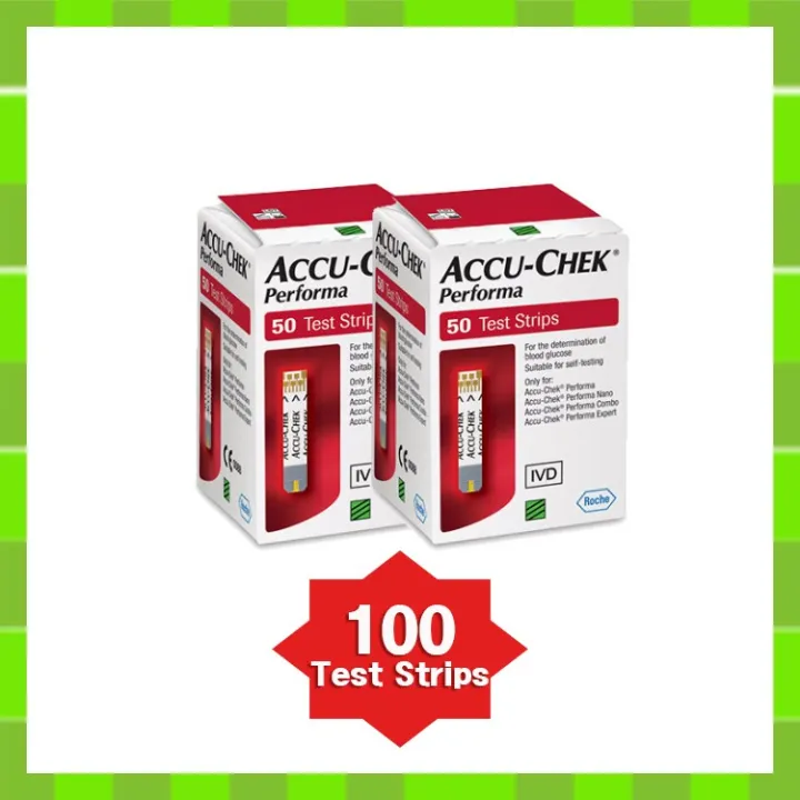 ⭐️Accu Chek Performa Blood (Glucose Meter) Test Strips 50S