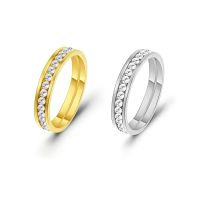 Couple for Lovers Wedding Band Men Jewelry Bridal Punk Hiphop