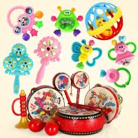 Baby toys 3-6-12 months newborn children rattle 0-1 years old rattle drum hand drum early education educational toys 8 toy