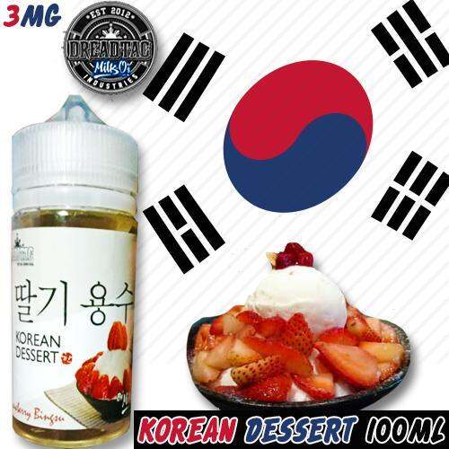 Dreadtac by Milk Os ELiquid (KOREAN DESSERT) 100ML (3MG) Vape Juice