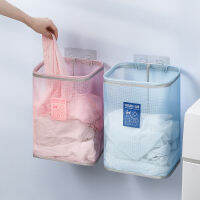 2 Color Foldable Wall Hanging Laundry Basket Portable Dirty Laundry Hamper Bathroom Clothes laundry Organizer Storage Bag