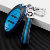 For FAW Bestune T33 T77 T99 TPU Leather Car Smart Key Case Cover Shell Holder Fob Bag Key Chain Protector Accessories