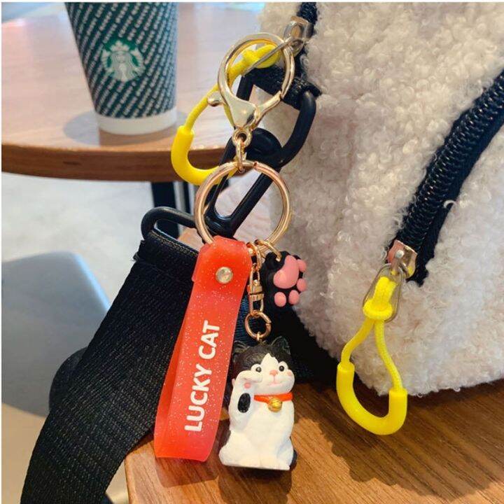 for-women-cute-lucky-cat-keychains-cartoon-kitten-doll-key-chain-with-lanyard-kids-toy-car-pendant-bag-key-ring-girl-llaveros