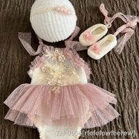 ✹℗☢ rfefefewfeerew 0-1 mês bebê recém-nascido fotografia adereços menina rendas princesa vestido roupa macacão foto roupas sapatos acessórios