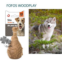 ของเล่น ขัดฟัน สุนัข ผสมเนื้อไม้จริง กระดูกขัดฟันแท่งใหญ่ FOFOS WOODPLAY หมา