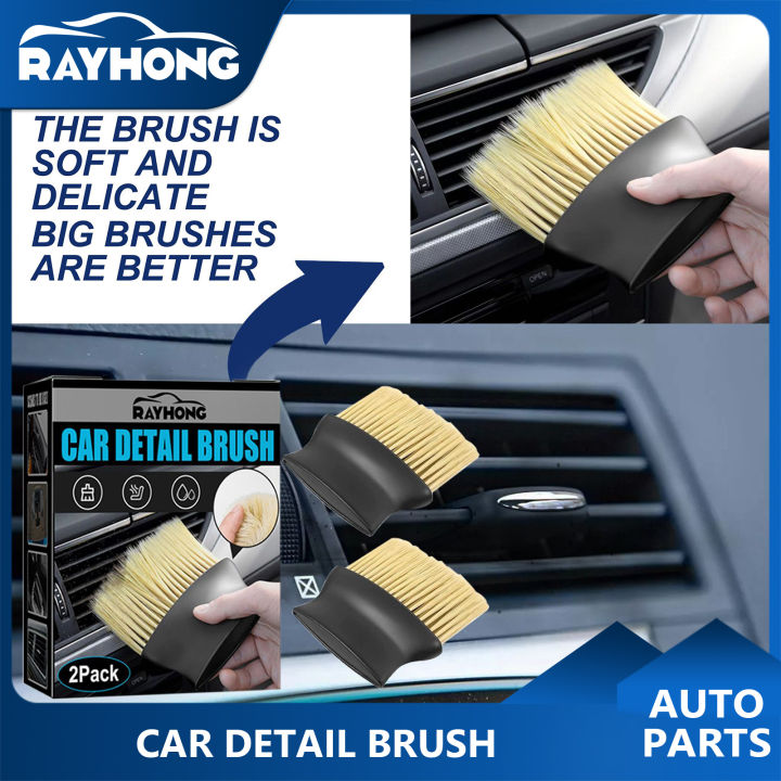 Rayhong Car Detailing Brushes Automobile Interior Soft Bristles