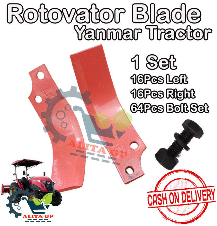 Rotovator Blade For Yanmar Tractor EF393T EF494T YM351A YM357A With ...