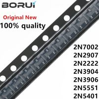 100PCS 2N7002LT1G 2N7002 SOT SOT-23 SMD 702 MMBT2907A 2F 2N2222 1P 2N3904 1AM 2N3906 2A 2N5551 G1 2N5401 2L MMBT2222A MMBT5551 WATTY Electronics