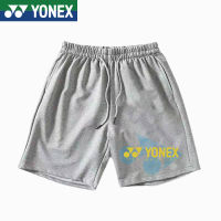 Yonex กางเกงขาสั้นผ้ายืดอเนกประสงค์สีดำ,กางเกงกีฬาขาสั้นลายกีฬาปิงปองกางเกงแบดมินตันสำหรับทุกเพศระบายอากาศได้ดีแห้งเร็วเทนนิสวิ่งฟิตเนส