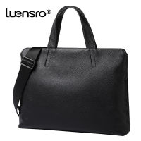 Genuine Leather Mens Handbags Genuine Leather Man Business Tote Bag Shoulder Messenger Bag Business Men Briefcase Laptop Bag