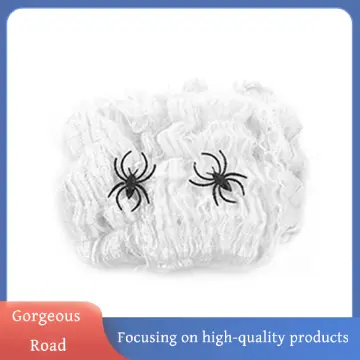 HALLOWEEN SPIDER WEB WEBBING SPIDERS STRETCHY COBWEB COB WEBS SCENE  DECORATION