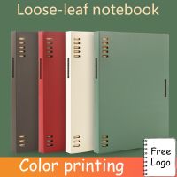 A5/B5 Loose Leaf Notebook PP Cover Binder 40 Sheets Line  Refillable Office School Journal Supplies Stationery Note Books Pads