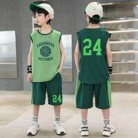 ✴✴ Boys summer basketball uniform suit 23 years new middle and big childrens sleeveless vest sports quick-drying two-piece